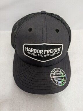 Harbor Freight Trucker Hat Black Snapback Logo Patch Special Edition